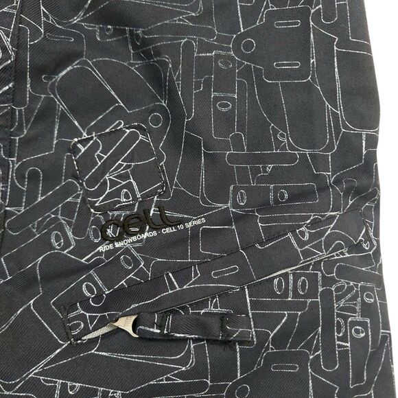 Ride Snowboards Cargo Snow Pants Mens Large Navy Cell Series Ankle Zip Winter - Picture 9 of 12